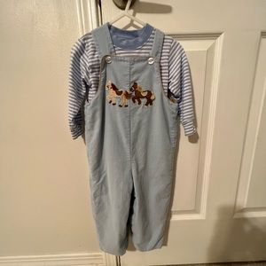 Baby Boy Overalls Outfit + Pants
